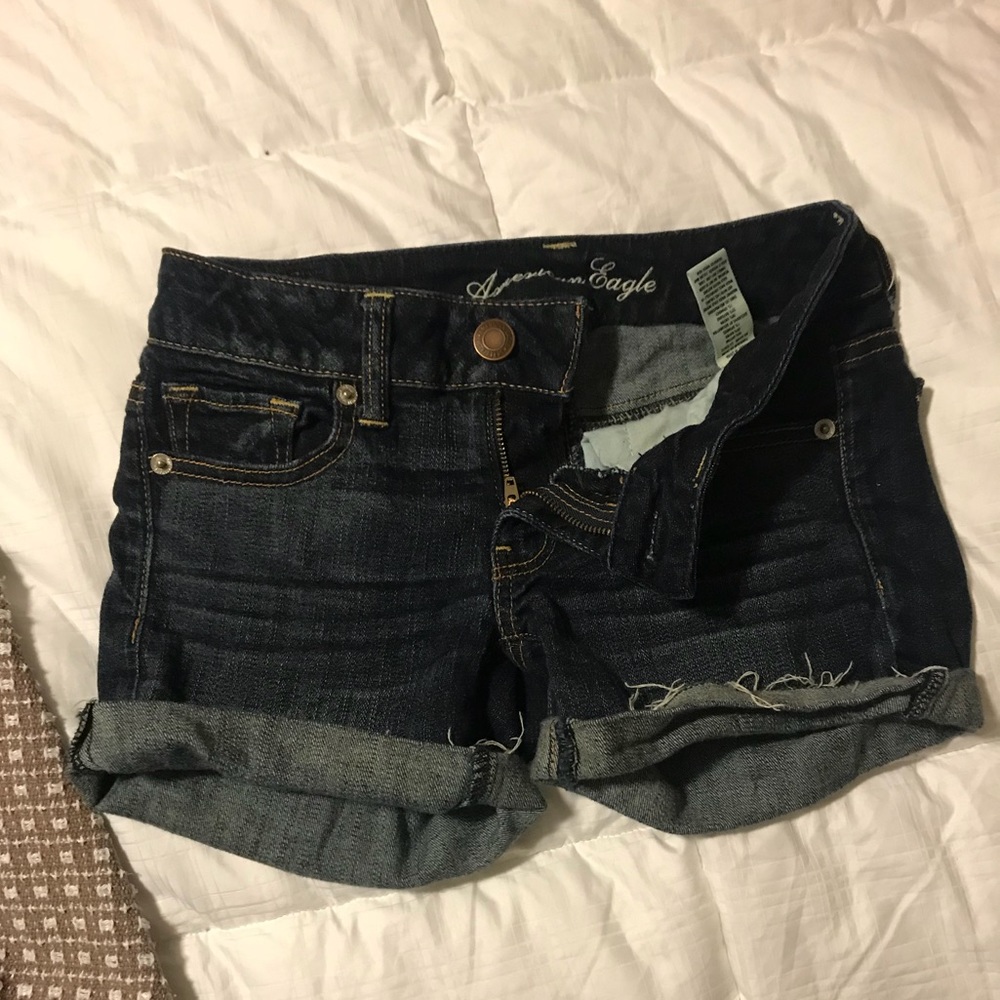 AEO denim shorts